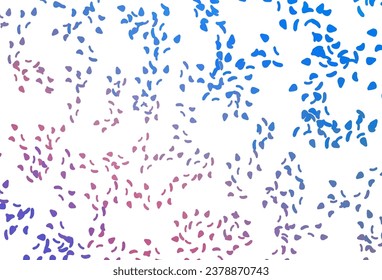 Light Blue, Red vector background with abstract forms. Modern abstract illustration with colorful random forms. Background for a cell phone.