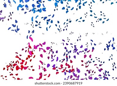 Light Blue, Red vector background with abstract forms. Modern abstract illustration with colorful random forms. Best smart design for your business.