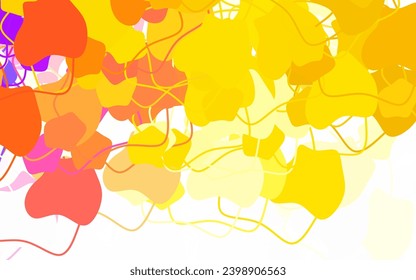 Light Blue, Red vector background with abstract shapes. Illustration with colorful gradient shapes in abstract style. Background for a cell phone.