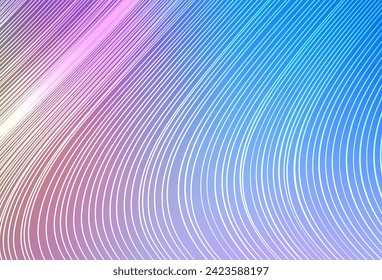 Light Blue, Red vector background with stright stripes. Glitter abstract illustration with colorful sticks. Pattern for ad, booklets, leaflets.