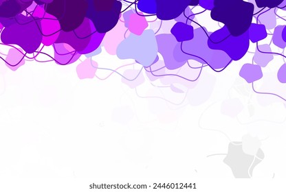 Light Blue, Red vector background with abstract shapes. Decorative design in abstract style with random forms. Best smart design for your business.