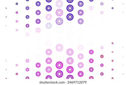 Light Blue, Red vector background with bubbles. Abstract illustration with colored bubbles in nature style. Pattern for textures of wallpapers.