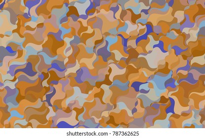 Light Blue, Red vector bandy pattern. Colorful abstract illustration with gradient crooked lines. Brand-new design for your business.