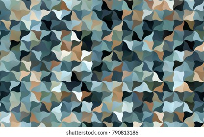 Light Blue, Red vector bandy pattern. Geometric illustration in Origami style with gradient.  A completely new design for your business.