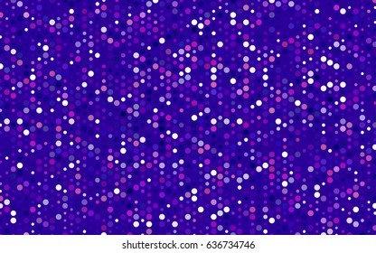 Light Blue, Red vector banner with circles, spheres. Abstract spots. Background of Art bubbles in halftone style with colored gradient.