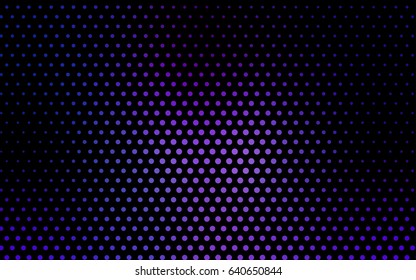 Light Blue, Red vector banner with circles, spheres. Abstract spots. Background of Art bubbles in halftone style with colored gradient.