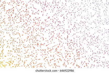 Light Blue, Red vector banner with circles, spheres. Abstract spots. Background of Art bubbles in halftone style with colored gradient.