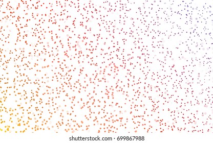 Light Blue, Red vector banner with circles, spheres. Abstract spots. Background of Art bubbles in halftone style with colored gradient.