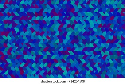 Light Blue, Red vector banner with circles, spheres. Abstract spots. Background of Art bubbles in halftone style with colored gradient.