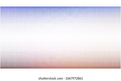 Light Blue, Red vector banners set of circles, spheres. Abstract spots. Art Background of bubbles in halftone style with colored gradient.