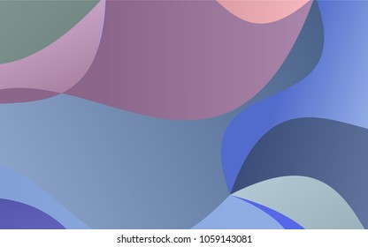 Light Blue, Red vector bent background. Creative illustration in halftone arched style with gradient. Brand-new design for your business.