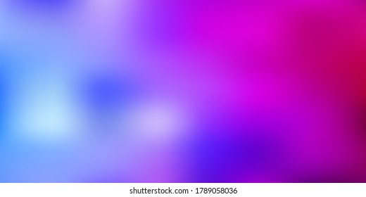 Light blue, red vector blur pattern. Abstract colorful illustration in blur style with gradient. Modern design for your apps.