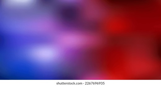 Light blue, red vector blur background. Abstract colorful illustration with blur gradient. Background for web designers.