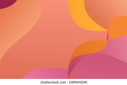Light Blue, Red vector blurred template. blurred geometric sample with gradient.  The polygonal design can be used for your web site.