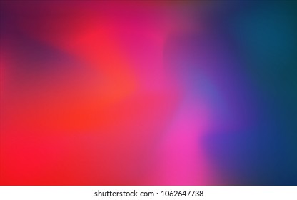 Light Blue, Red vector blurred and colored pattern. Brand-new colored illustration in blurry style with gradient. The completely new template can be used for your brand book.