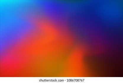 Light Blue, Red vector blurred bright pattern. Modern geometrical abstract illustration with gradient. The best blurred design for your business.