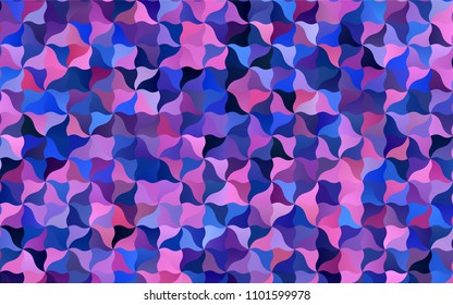 Light Blue, Red vector blurred background. Creative geometric illustration in Origami style with gradient. The pattern of blurred lines for your business design.