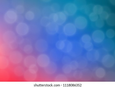Light Blue, Red vector blurred shine abstract background. A vague abstract illustration with gradient. The template can be used for your brand book.