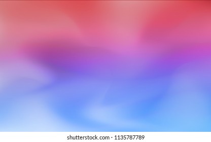 Light Blue, Red vector blurred template. Creative illustration in halftone style with gradient. The completely new template can be used for your brand book.