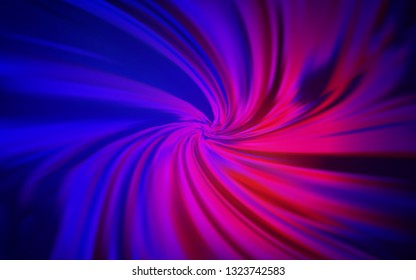 Light Blue, Red vector blurred shine abstract template. Colorful abstract illustration with gradient. Background for designs.