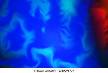 Light Blue, Red vector blurred background. Glitter abstract illustration with gradient design. New style design for your brand book.