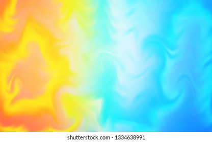 Light Blue, Red vector blurred shine abstract background. Colorful abstract illustration with gradient. New way of your design.