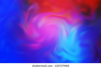 Light Blue, Red vector blurred shine abstract texture. Abstract colorful illustration with gradient. New way of your design.