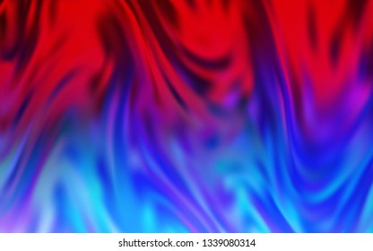 Light Blue, Red vector blurred shine abstract texture. An elegant bright illustration with gradient. Background for designs.