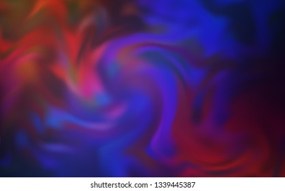 Light Blue, Red vector blurred shine abstract background. A completely new colored illustration in blur style. Blurred design for your web site.