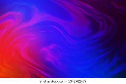 Light Blue, Red vector blurred bright template. A completely new colored illustration in blur style. Blurred design for your web site.