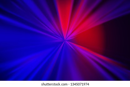 Light Blue, Red vector blurred shine abstract background. Abstract colorful illustration with gradient. Background for designs.