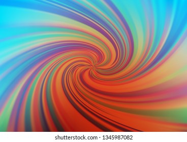 Light Blue, Red vector blurred background. Modern geometrical abstract illustration with gradient. The elegant pattern for brand book.