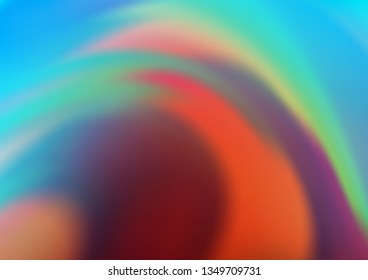 Light Blue, Red vector blurred and colored background. Colorful illustration in abstract style with gradient. The blurred design can be used for your web site.