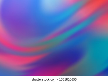 Light Blue, Red vector blurred shine abstract background. Shining colorful illustration in a Brand new style. The elegant pattern for brand book.