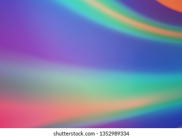 Light Blue, Red vector blurred and colored background. Creative illustration in halftone style with gradient. The blurred design can be used for your web site.
