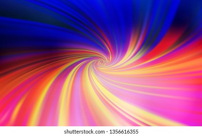 Light Blue, Red vector blurred bright texture. Colorful abstract illustration with gradient. Elegant background for a brand book.