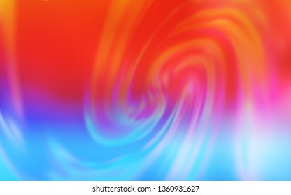 Light Blue, Red vector blurred pattern. An elegant bright illustration with gradient. Blurred design for your web site.