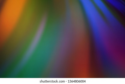Light Blue, Red vector blurred shine abstract background. Creative illustration in halftone style with gradient. New way of your design.