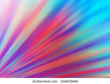 Light Blue, Red vector blurred bright pattern. Shining colorful illustration in a Brand new style. Brand new design for your business.