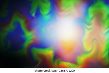 Light Blue, Red vector blurred and colored pattern. An elegant bright illustration with gradient. New design for your business.