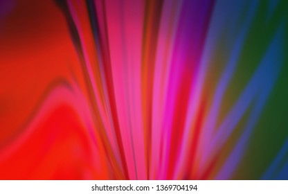 Light Blue, Red vector blurred shine abstract template. Colorful abstract illustration with gradient. New design for your business.