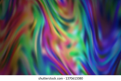 Light Blue, Red vector blurred shine abstract background. Creative illustration in halftone style with gradient. Background for a cell phone.