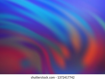 Light Blue, Red vector blurred and colored template. Colorful illustration in blurry style with gradient. A completely new design for your business.