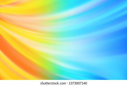 Light Blue, Red vector blurred bright pattern. Glitter abstract illustration with gradient design. Completely new design for your business.