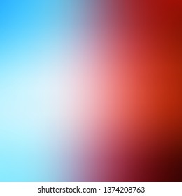 Light Blue, Red vector blurred background. Shining colorful illustration in blur style. Smart design for your apps.