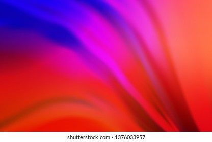 Light Blue, Red vector blurred bright texture. Colorful illustration in abstract style with gradient. New design for your business.