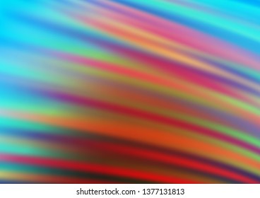 Light Blue, Red vector blurred shine abstract pattern. Shining colorful illustration in a Brand new style. The template can be used for your brand book.