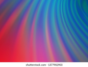 Light Blue, Red vector blurred background. Colorful illustration in blurry style with gradient. A completely new design for your business.