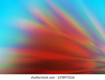 Light Blue, Red vector blurred bright pattern. Creative illustration in halftone style with gradient. The elegant pattern for brand book.