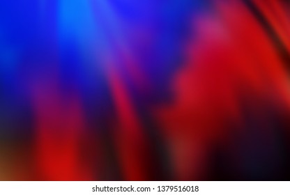 Light Blue, Red vector blurred background. Shining colored illustration in smart style. Smart design for your work.